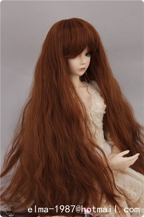 high temperature wire brown wig for bjd doll-05.jpg